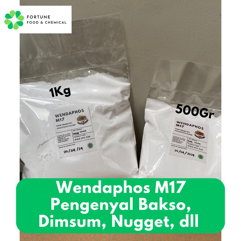 

Wendaphos M17 Blend Phosphate Fosfat / Pengenyal Bakso, Nugget, Dimsum / Halal 100%