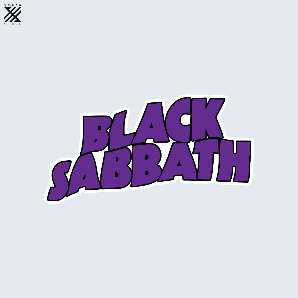 

STIKER BLACK SABBATH STICKER BAND STIKER DIE CUT