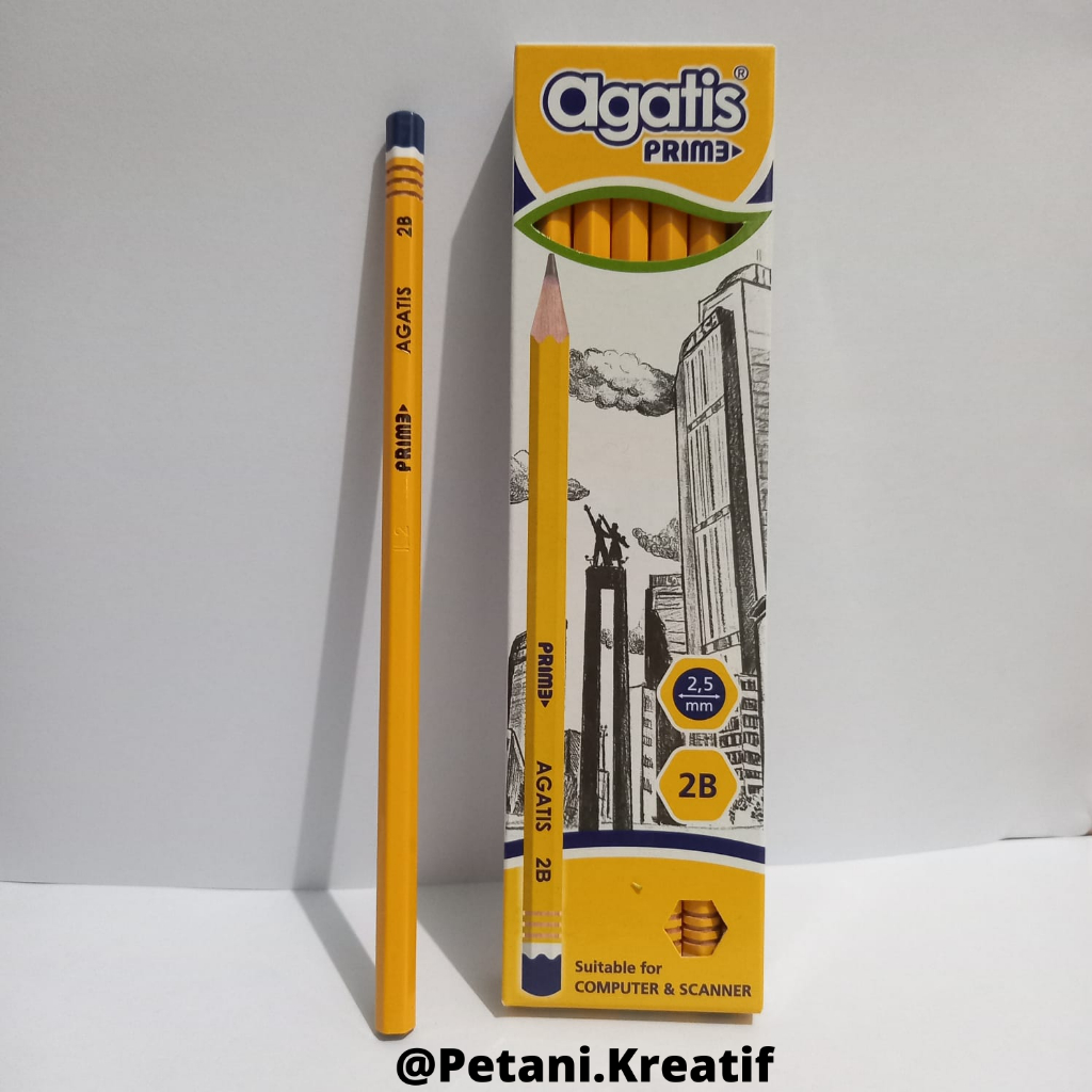 

Alat Tulis Pensil Agatis Yellow Prime 2B