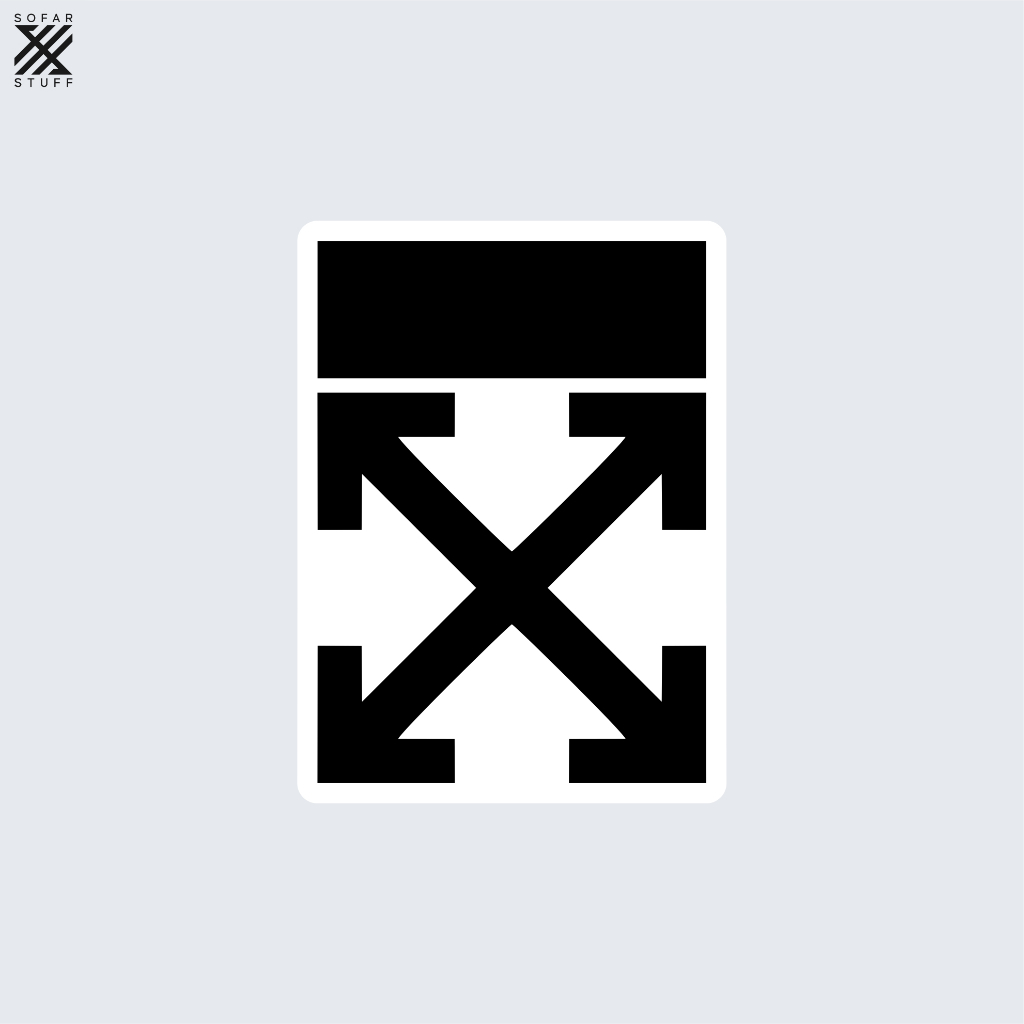 

STIKER OFF WHITE - OFFWHITE STICKER BRAND STIKER DIE CUT DISTRO