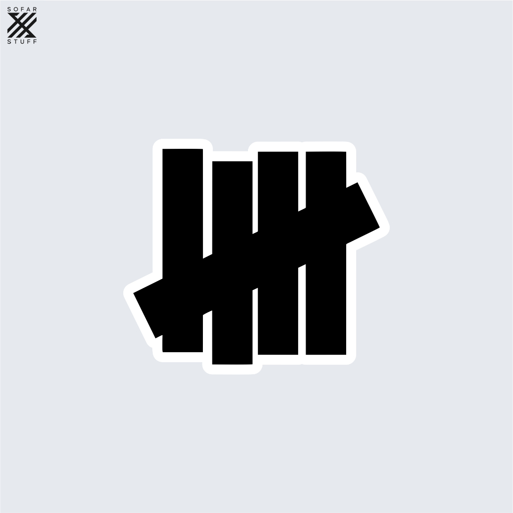 

STIKER UNDEFEATED STICKER BRAND STIKER DIE CUT DISTRO