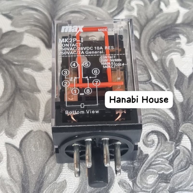 Relay MK2P 220v 8 Pin 10A Relay MK MK2P-I