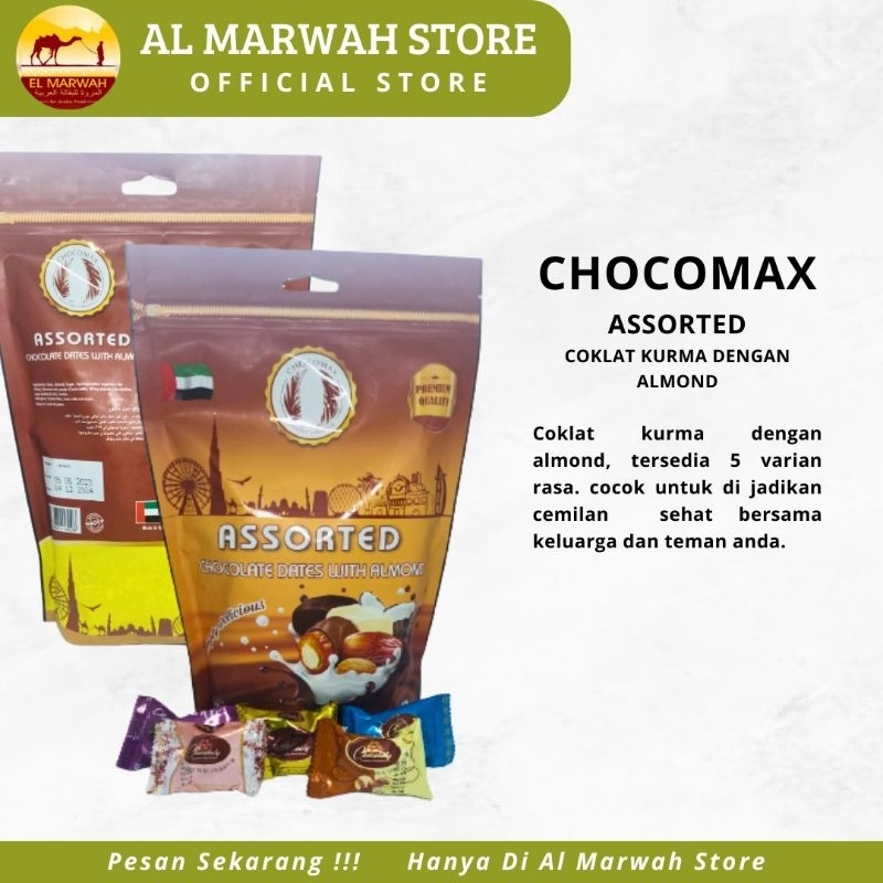 

coklat kurma isi kacang almond