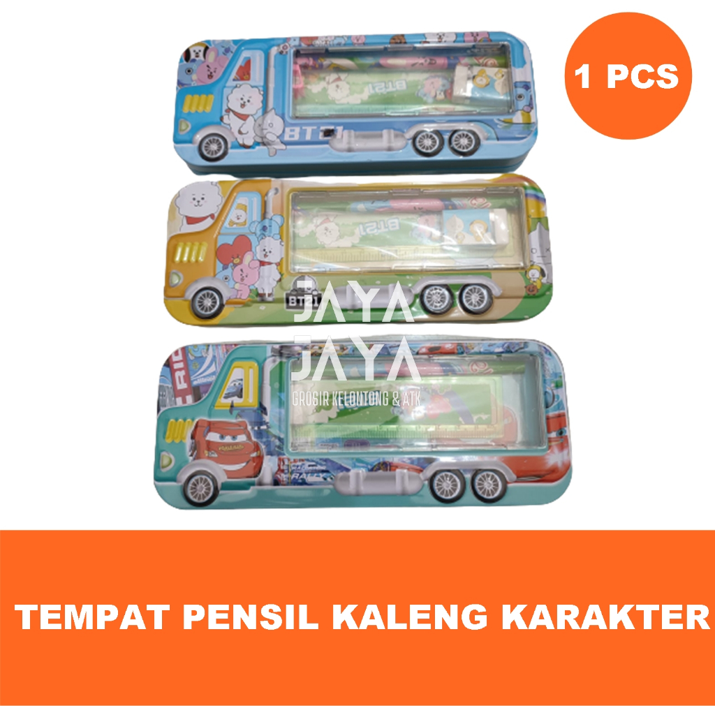 

TEMPAT PENSIL ANAK PEREMPUAN / LAKI LAKI LUCU KALENG KARAKTER ISI KOMPLIT