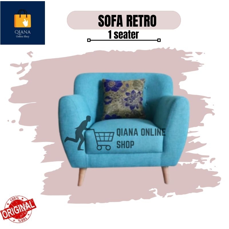 Sofa Retro 1 seater Termurah Bogor