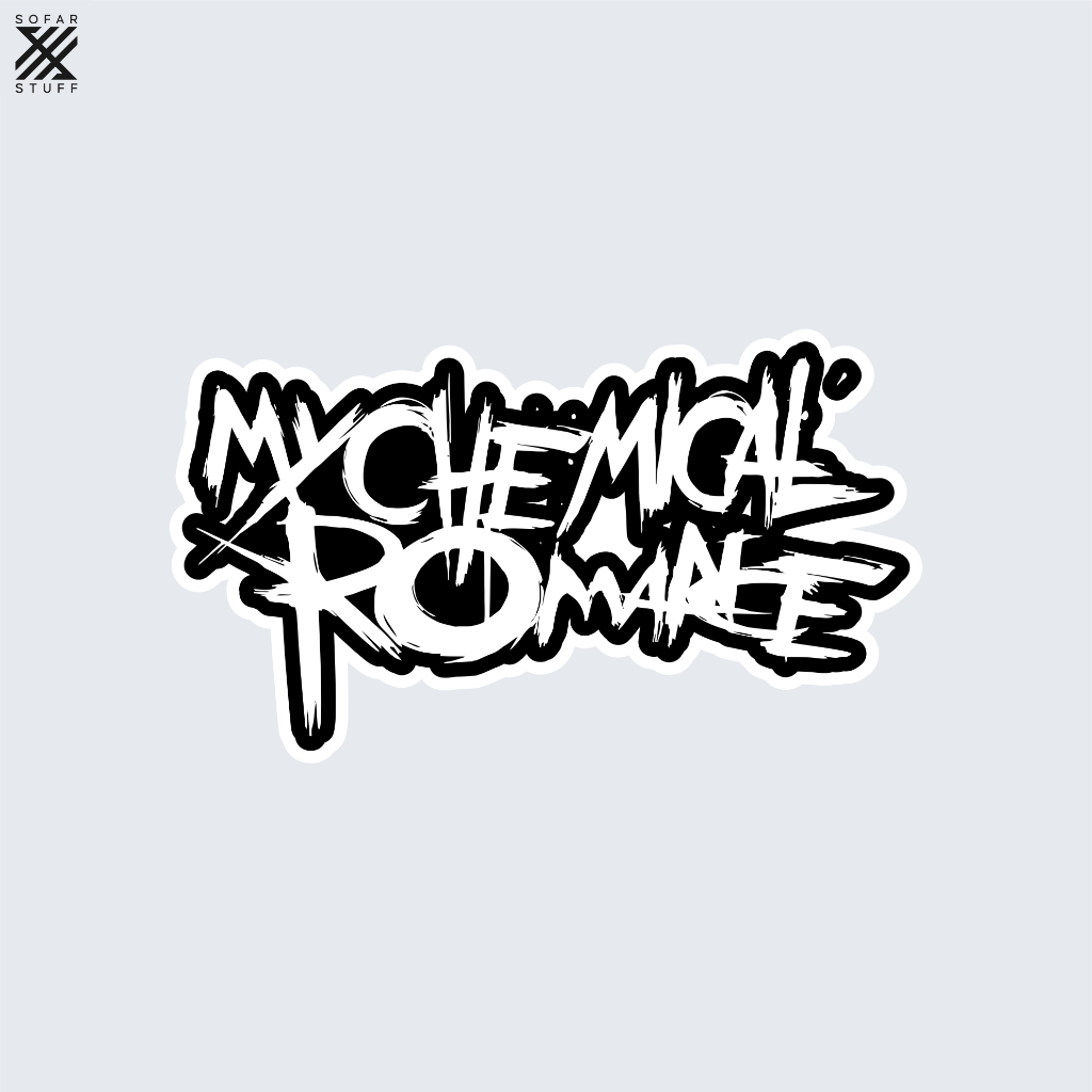 

STIKER MCR - MY CHEMICAL ROMANCE STICKER BAND STIKER DIE CUT