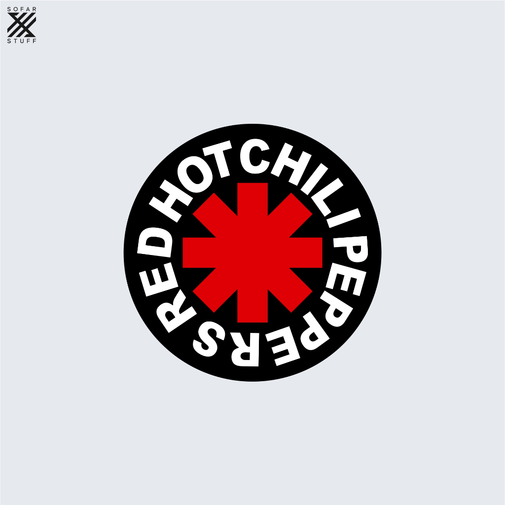 

STIKER RHCP - RED HOT CHILI PEPPERS STICKER BAND STIKER DIE CUT