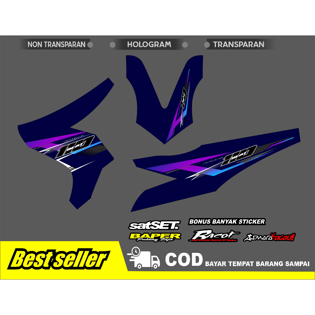 STRIPING BEAT DELUXE,STRIPING TERBARU, STRIPING BEAT, BEAT DELUXE,STRIPING SIMPLE