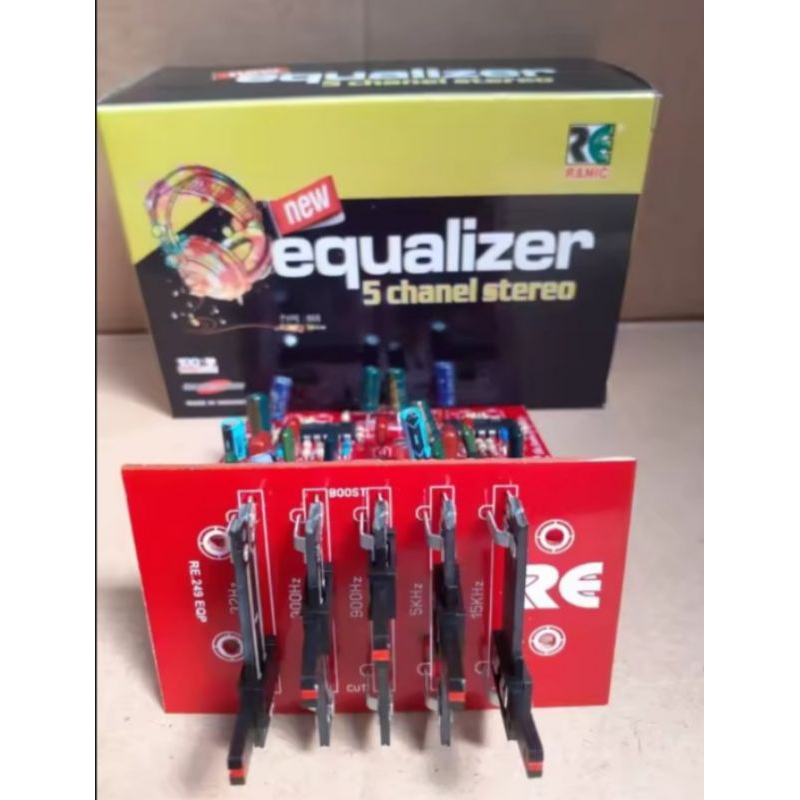 kit equalizer 5 chanel stereo new TL 074