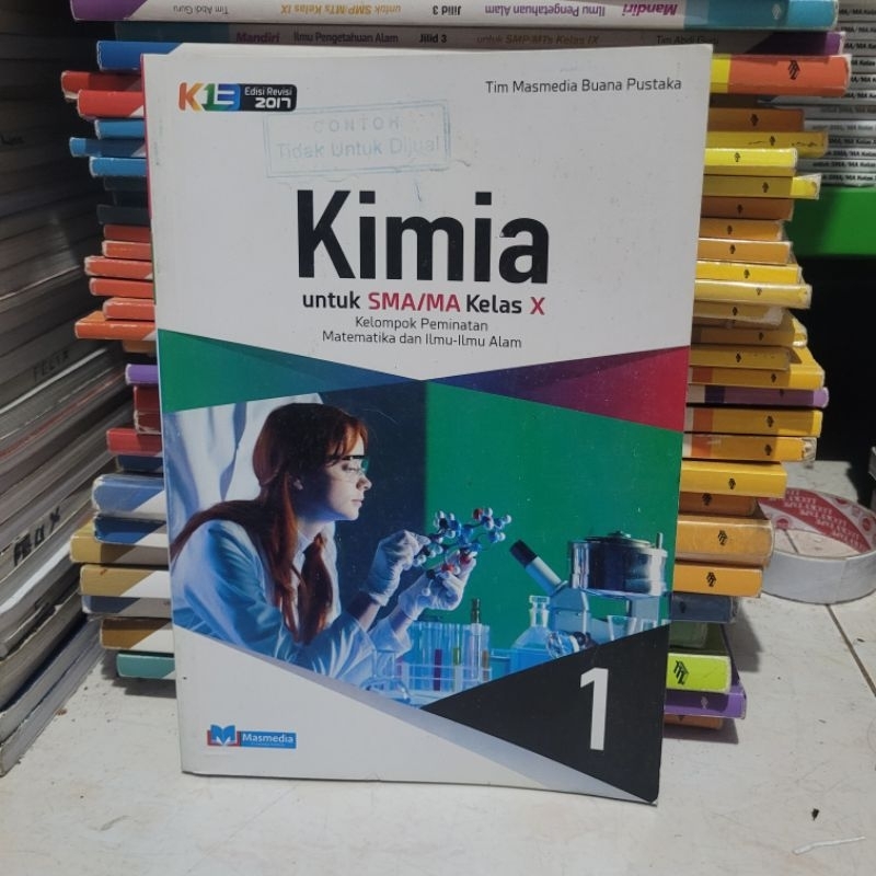 BUKU BEKAS MASMEDIA - KIMIA KELAS 1 SMA K13 REVISI KEL PEMINATAN