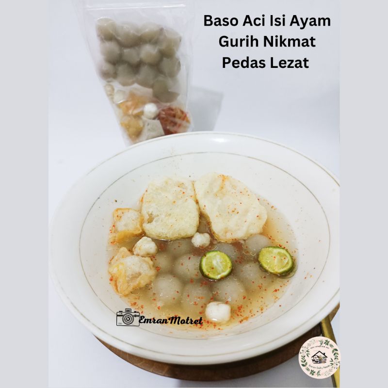 

Baso Aci Boci Isi 12 butir Lengkap Pedas Nikmat