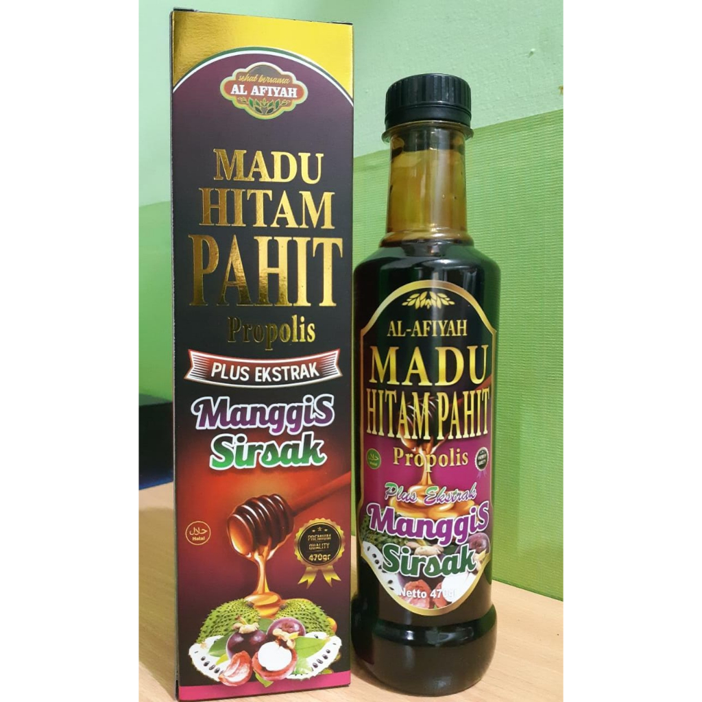 

Madu Hitam Pahit Plus Kulit Manggis Dan Sirsak Al Afiyah Original