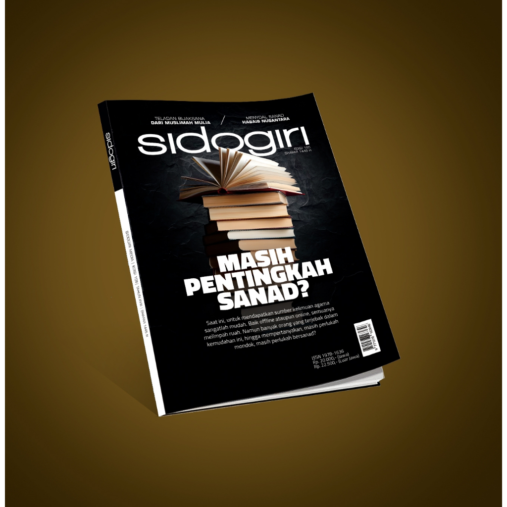 MAJALAH SIDOGIRI MEDIA EDISI 195 "MASIH PENTINGKAH SANAD?" Edisi Bulan Safar Sidogiri Penerbit