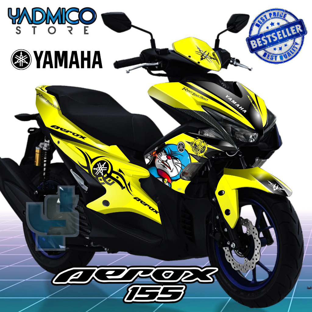 Decal Aerox 155 Old Full Body - Stiker Motor Aerox 155 Old Full Body - Decal Hologram Aerox 155 Old 