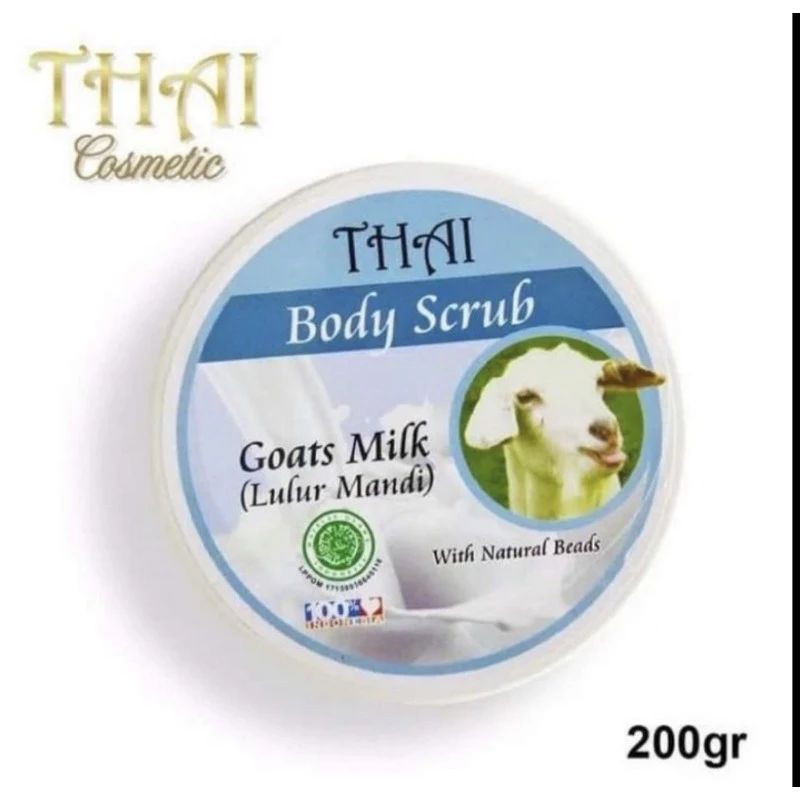 Thai Goats Milk Body Scrub - Lulur Mandi Susu Kambing 200gr