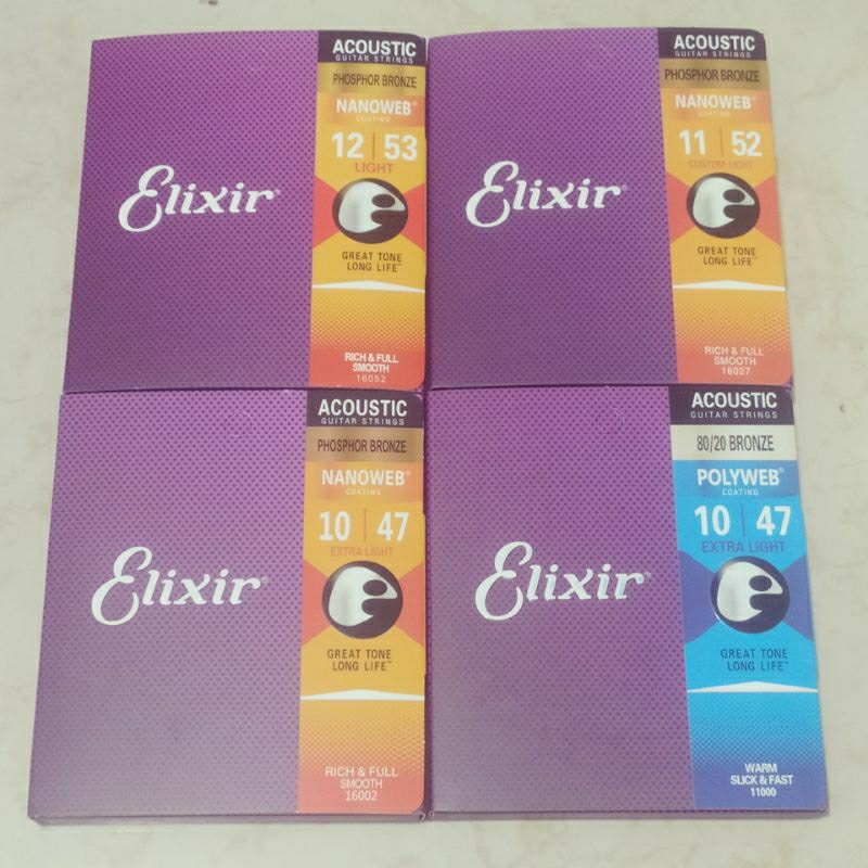 senar gitar akustik elixir import