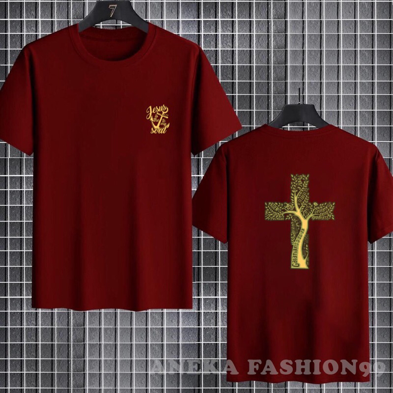 KAOS UNISEX KAOS BUAH ROH ALKITAB KAOS ROHANI KAOS KRISTEN KAOS GEREJA KAOS MURAH