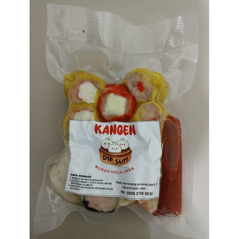 

Dimsum Kangen Frozen isi 10 Mix + Saus