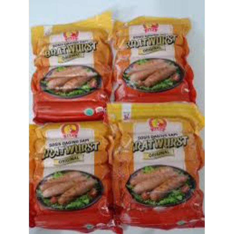 

sosis bratwurst jumbo 500gr