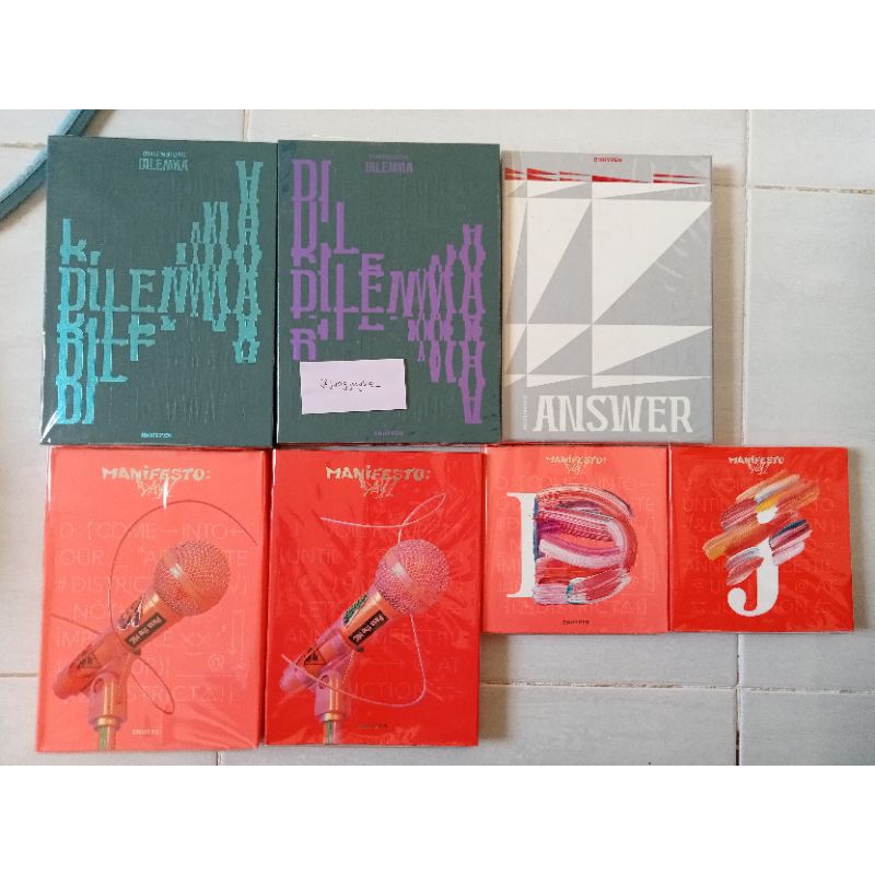 [READY STOCK] Album only Enhypen & Album MOTS7 fullset