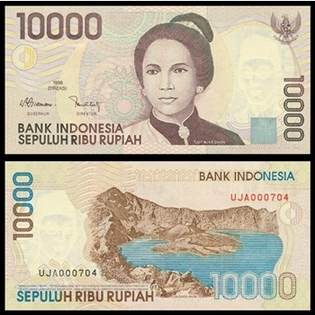 Uang Kuno INDONESIA 10000 Rupiah 1998