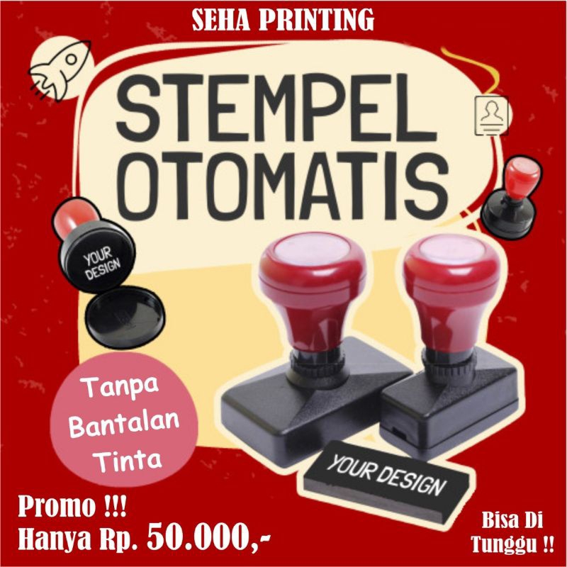 

Stempel Otomatis / Flash Tanpa Bak Bantalan