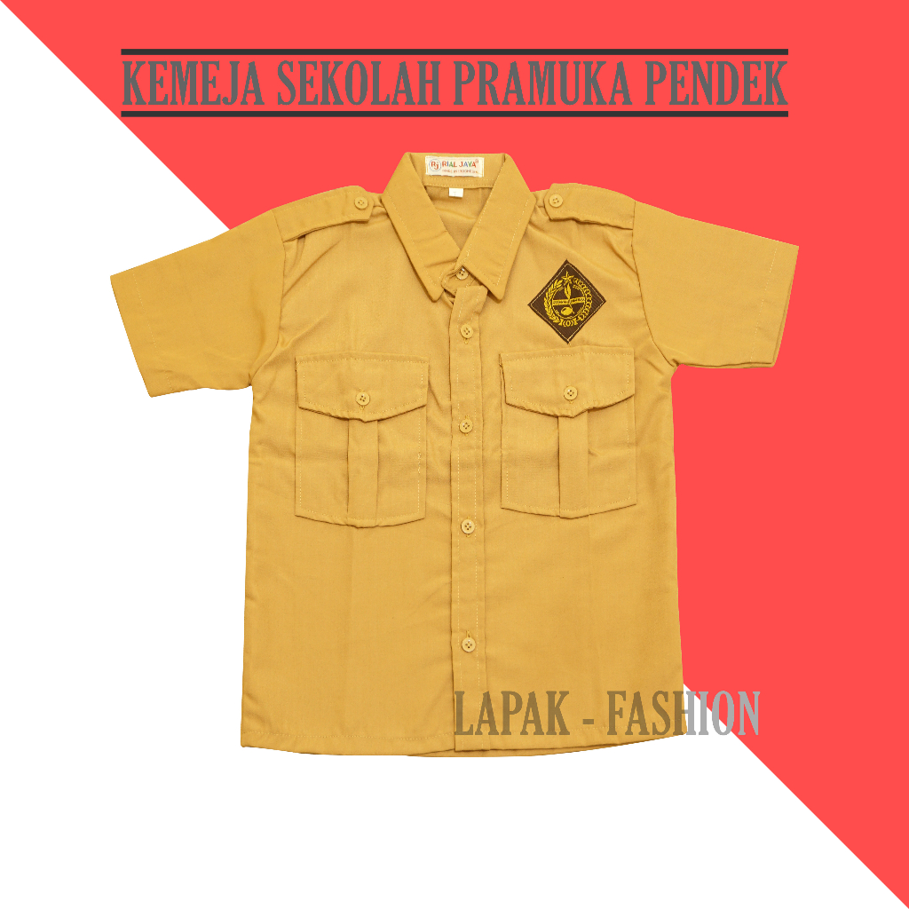 Baju Pramuka Anak SD Laki Laki Lengan Pendek