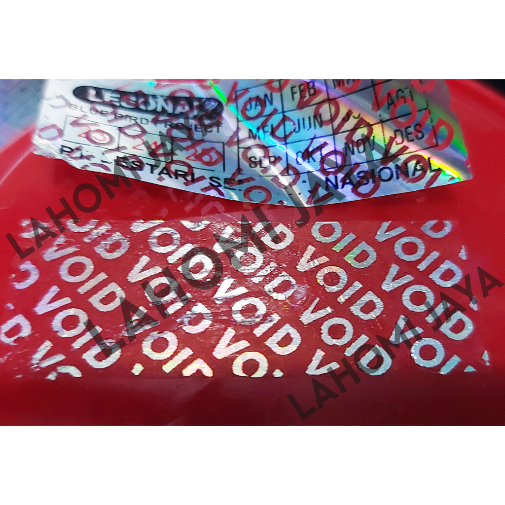 

Stiker SEGEL Hologram Stiker Security Hologram SEGEL KALENG Segel Dus Kemasan dan lain lain