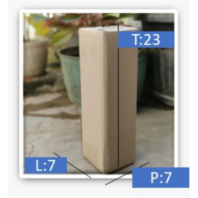 

CARTON BOX Size:7x7X23