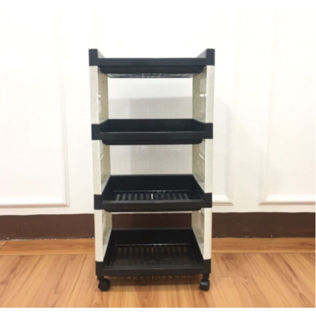 Promo Rak Susun / Rak Serbaguna Dengan roda / Rak Yoyo - 4 Susun Murah