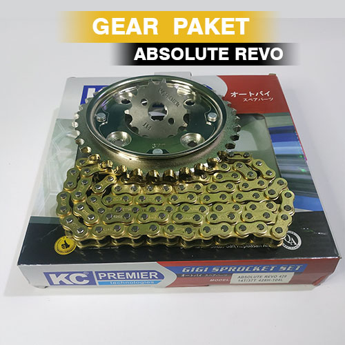 Gear Paket / Gear Set SSS KC Absolute Revo 14/37T GOLD Series