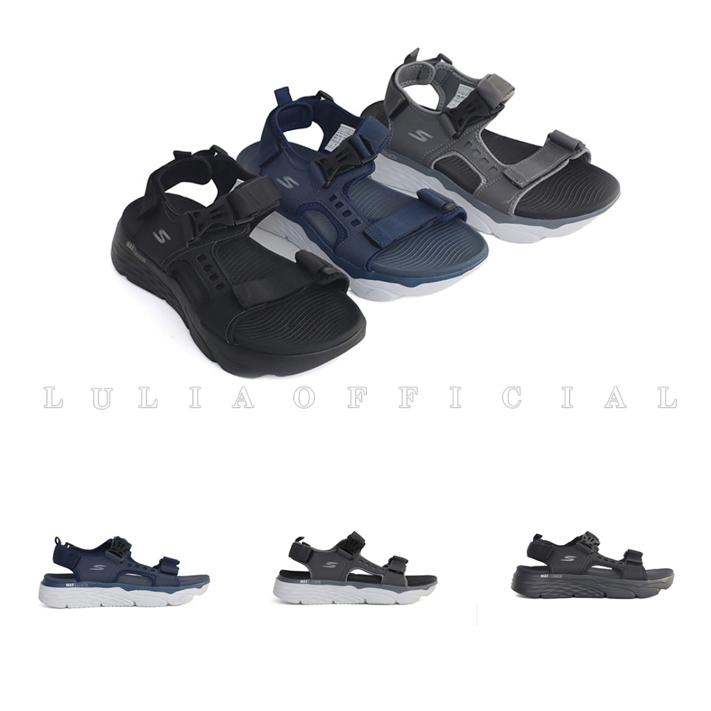 Sandal Pria Skechers SK Max Cush Sandal Gunung