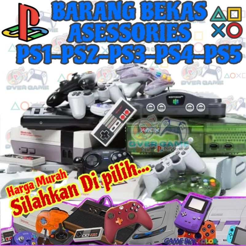 ARANG BEKAS ASESSORIES ps1 ps2 ps3 ps4 ps5 SILAHKAN DI PILIH