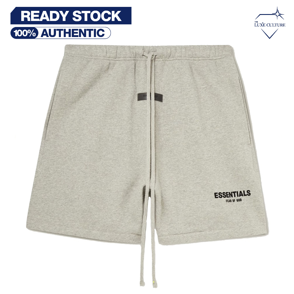 FOG Essentials Small Velvet Logo Dark Gray Shortpants / Celana Pendek Branded Original