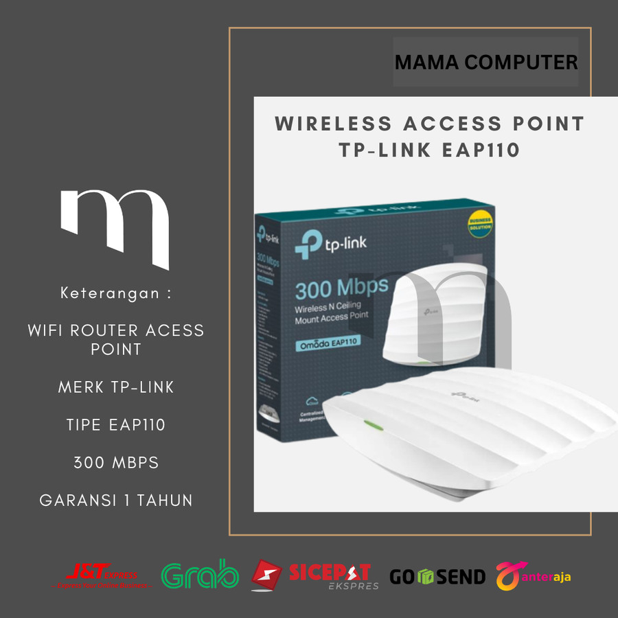 Router Wireless Access Point TP-LINK EAP110 300Mbps