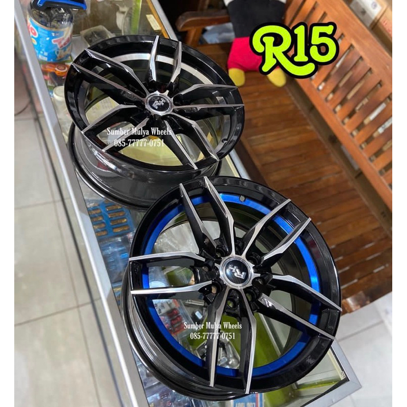 (4pc) Velg R15 Modelart RH. Velg Mobil. SM Wheels. toko velg ban Semarang