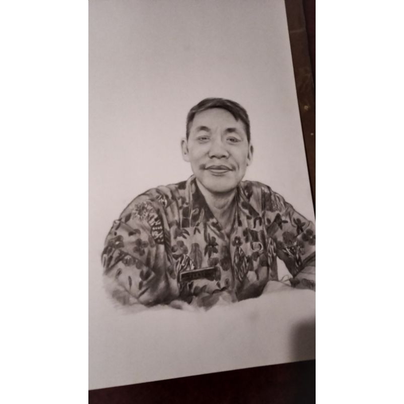 lukisan sketsa wajah