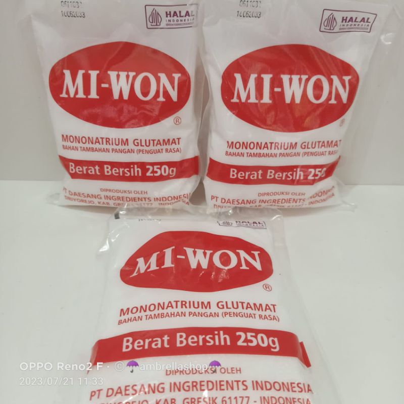 

MIWON PENYEDAP MASAKAN 250GR