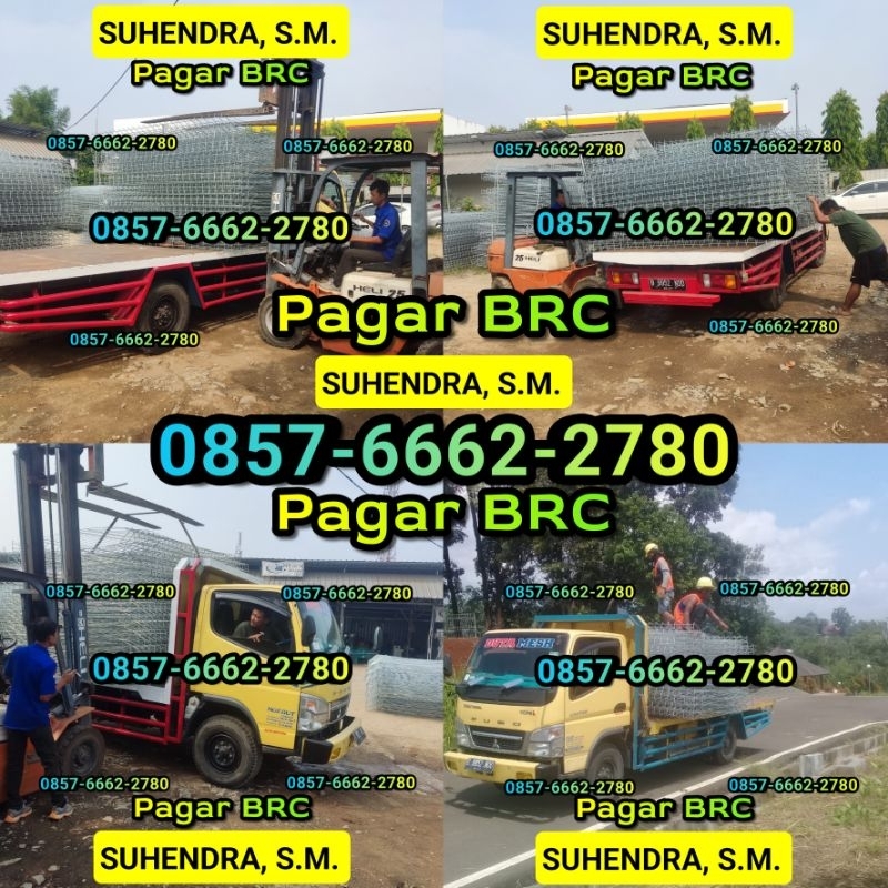 Pagar BRC EP Uk 120cm×240cm×7mm Per Lbr