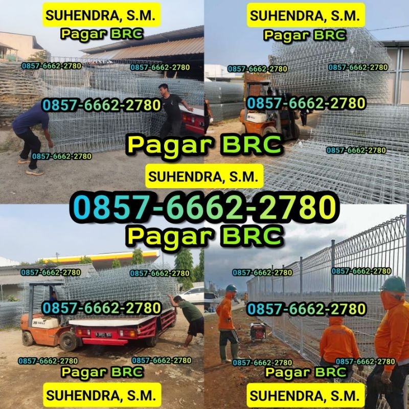 Pagar BRC EP Uk 190cm×240cm×7mm Per Lbr