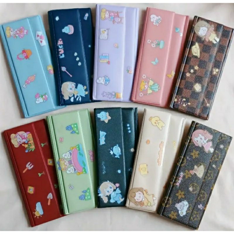 DOMPET DISIPLIN KEUANGAN MOTIF KEKINIAN DENGAN SLOT KARTU DOMPET PINTAR DOMPET PENGATUR KEUANGAN WAL