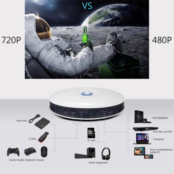 Unik Projector DLP HOTACK D018 / M18 dlp series proyektor mini Limited