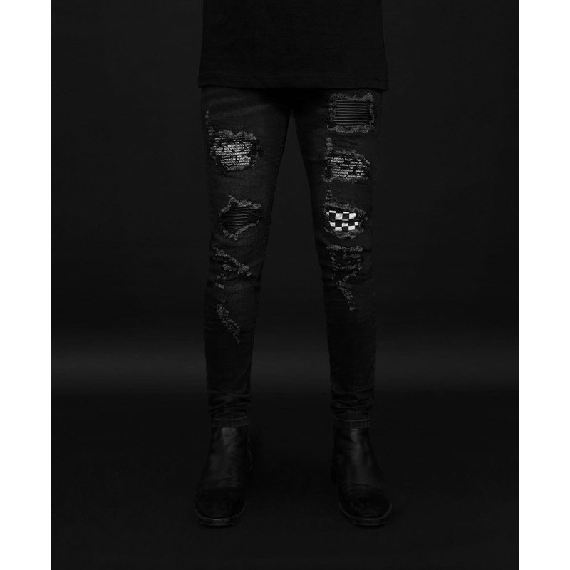 RUCAS S9 GRAND COMBINATION BLACK JEANS - 33