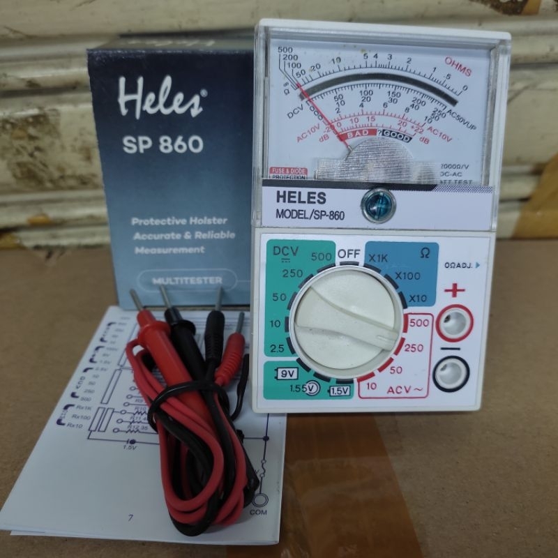 Trster Multitester Multimeter Avometer Mini Heles SP-860 Analog