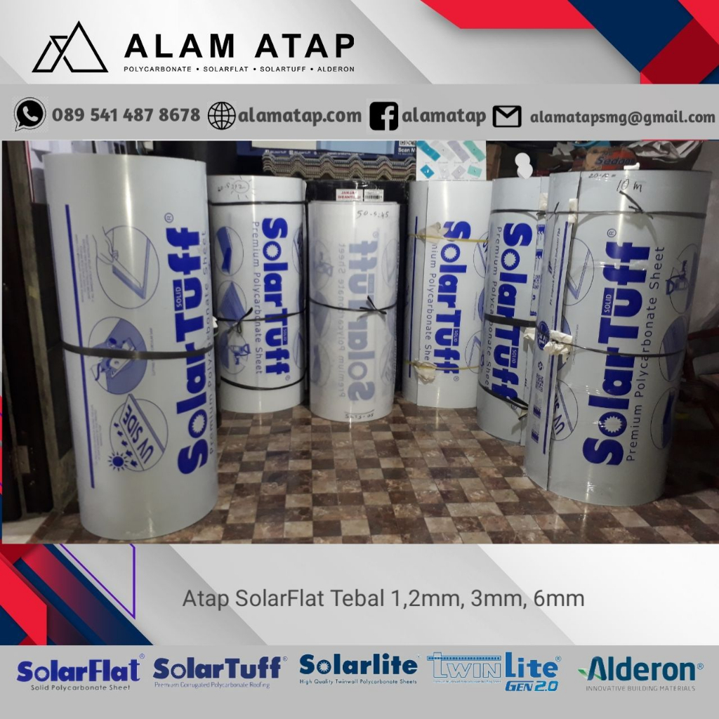 Solarflat 3mm Semarang - SolarFlat 3mm Semarang - Solar Flat 3mm Semarang - Solartuff Solid 3mm Sema