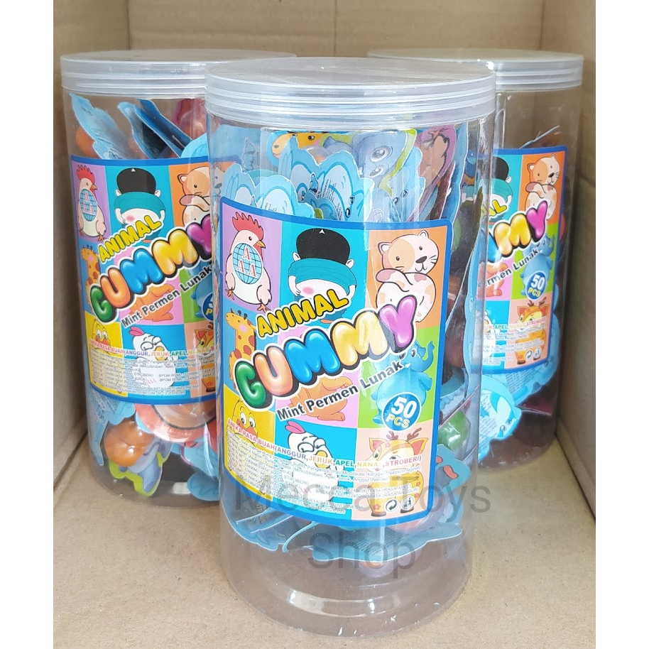

Gummy Permen Lunak Pantat Viral Toples 50 Pcs