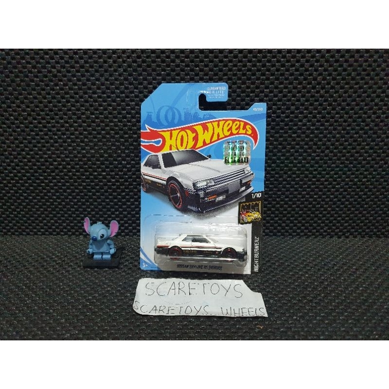hot wheels nissan skyline rs kdr30 r30 putih white factory sealed