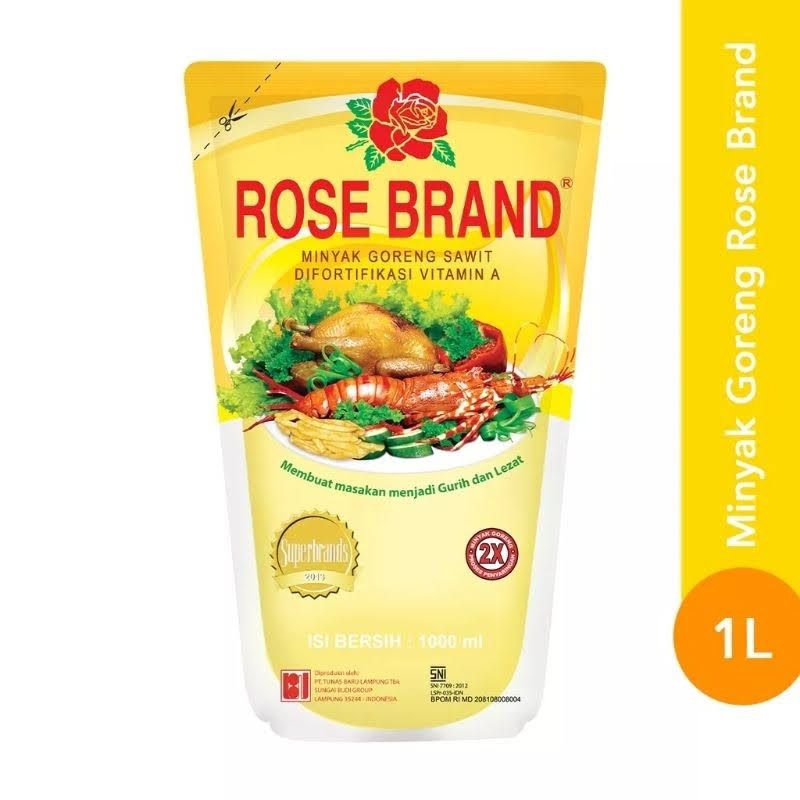 

ROSE BRAND Minyak Goreng Sawit - Pouch 1 lt ( Minyak Goreng )