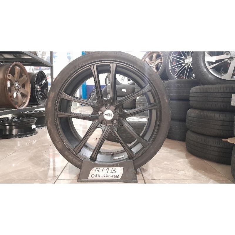 VELG BEKAS MOBIL RACING HSR RING 22 BAUT 5X114.3 COCOK DI CRV JUKE OUTLENDER