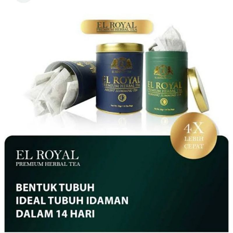 El Royal 1 Paket El Royal Premium Herbal Tea(Bisa Cod) Original